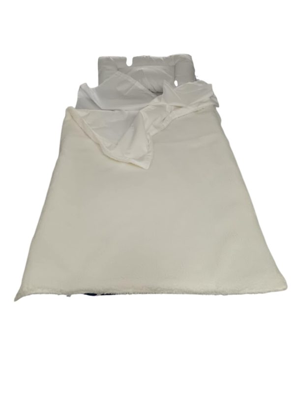 Kit lençol/saco, almofada e manta