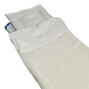 Kit lençol/saco, almofada e manta
